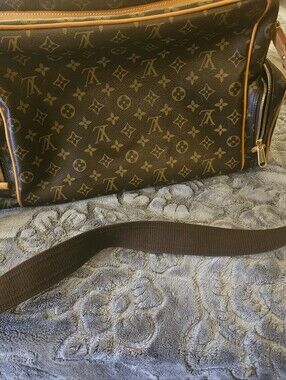 Louis Vuitton Brown Monogram Travel Shoulder Bag